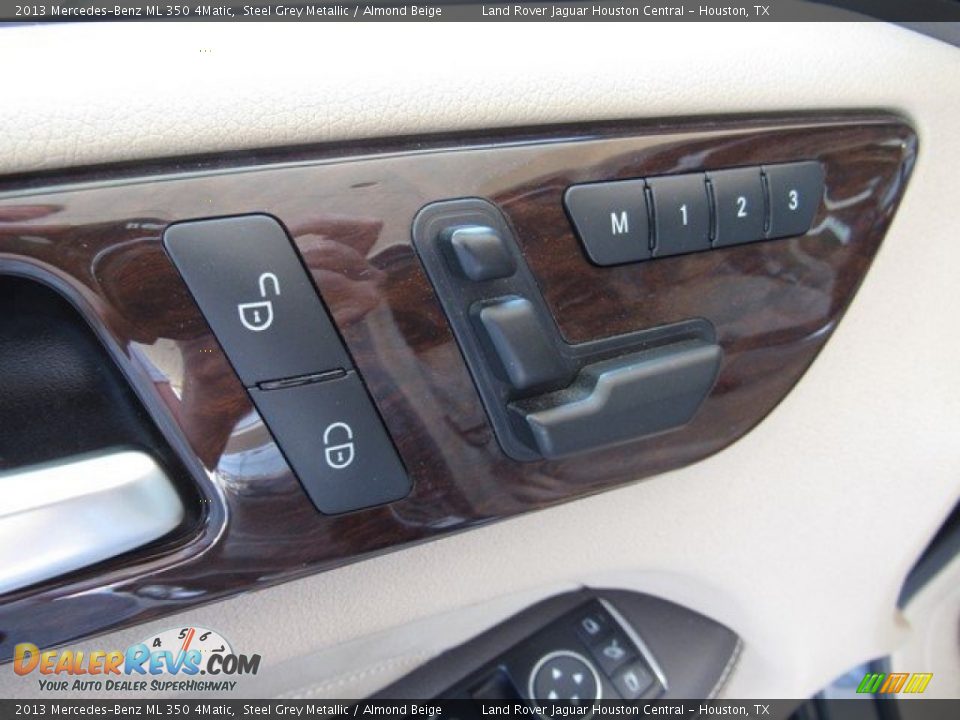 2013 Mercedes-Benz ML 350 4Matic Steel Grey Metallic / Almond Beige Photo #24