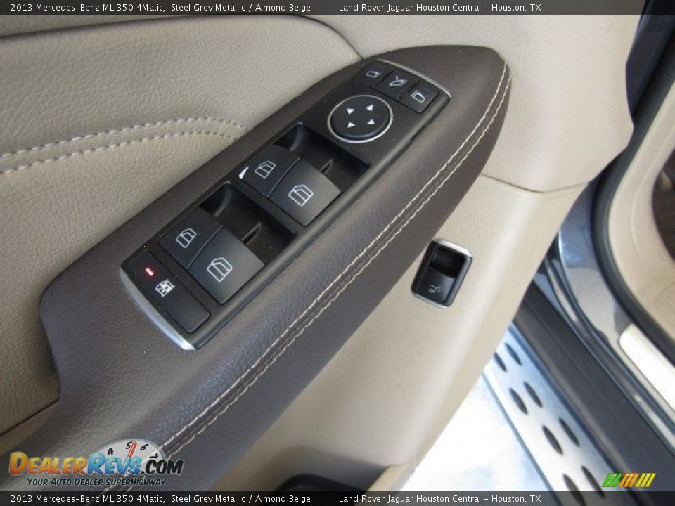 2013 Mercedes-Benz ML 350 4Matic Steel Grey Metallic / Almond Beige Photo #25