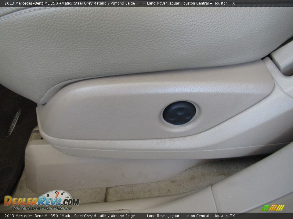 2013 Mercedes-Benz ML 350 4Matic Steel Grey Metallic / Almond Beige Photo #26
