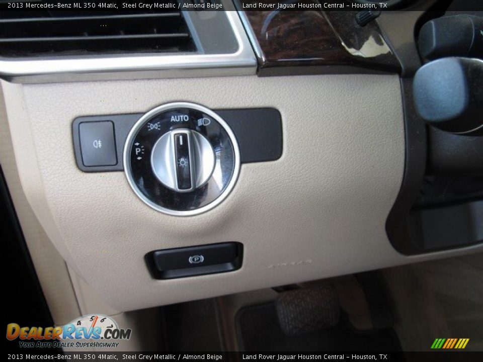 2013 Mercedes-Benz ML 350 4Matic Steel Grey Metallic / Almond Beige Photo #27