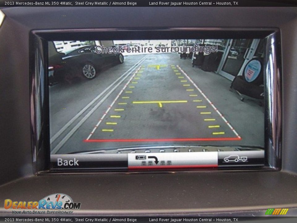 2013 Mercedes-Benz ML 350 4Matic Steel Grey Metallic / Almond Beige Photo #33