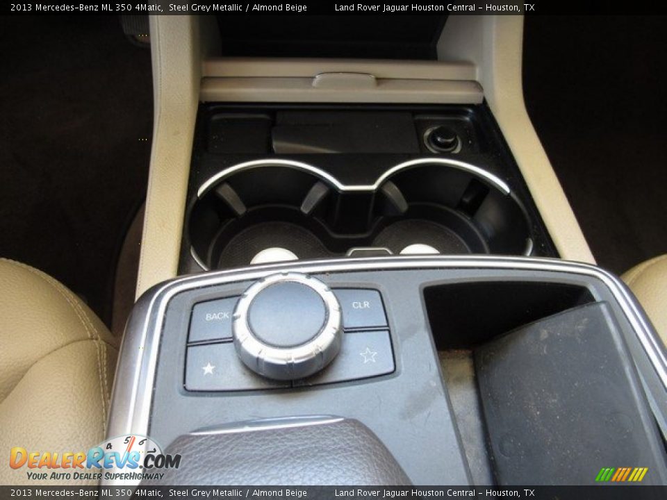 2013 Mercedes-Benz ML 350 4Matic Steel Grey Metallic / Almond Beige Photo #35