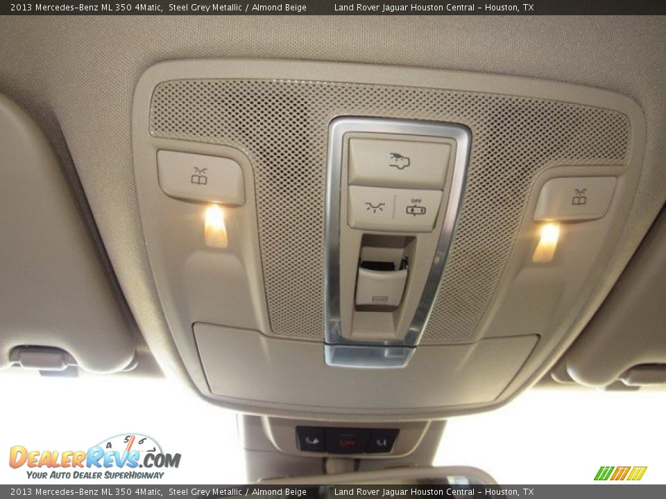 2013 Mercedes-Benz ML 350 4Matic Steel Grey Metallic / Almond Beige Photo #36
