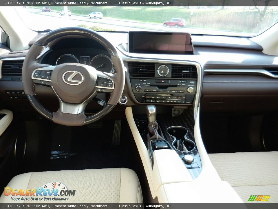 2018 Lexus RX 450h AWD Eminent White Pearl / Parchment Photo #3