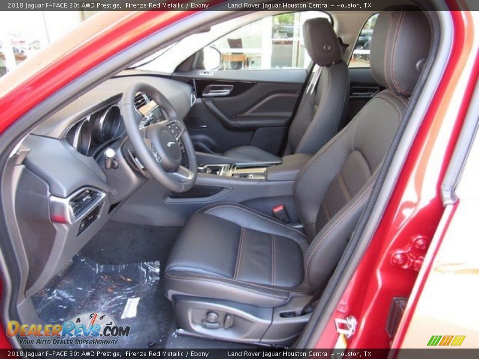 2018 Jaguar F-PACE 30t AWD Prestige Firenze Red Metallic / Ebony Photo #3