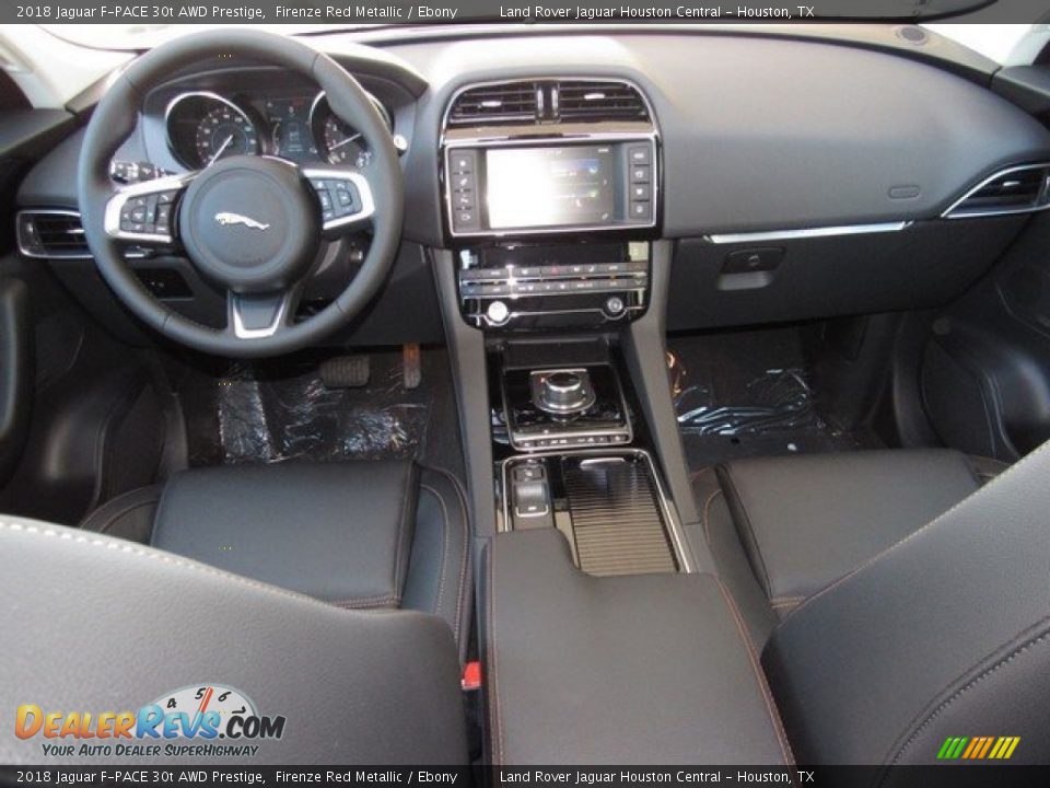 2018 Jaguar F-PACE 30t AWD Prestige Firenze Red Metallic / Ebony Photo #4