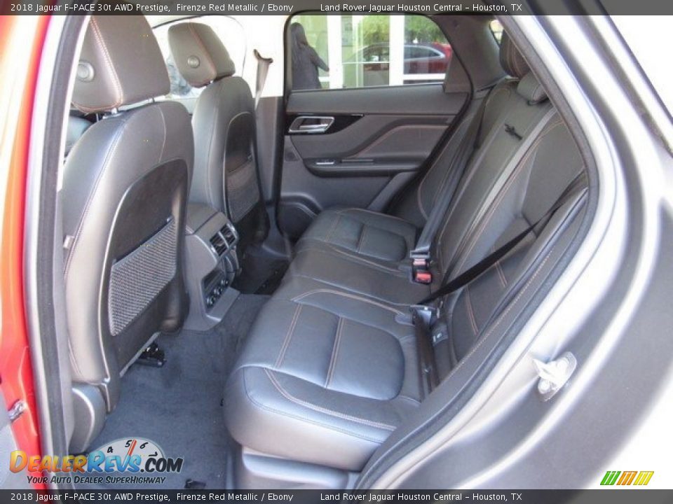 2018 Jaguar F-PACE 30t AWD Prestige Firenze Red Metallic / Ebony Photo #13