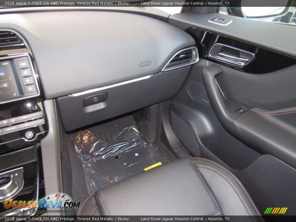 2018 Jaguar F-PACE 30t AWD Prestige Firenze Red Metallic / Ebony Photo #15