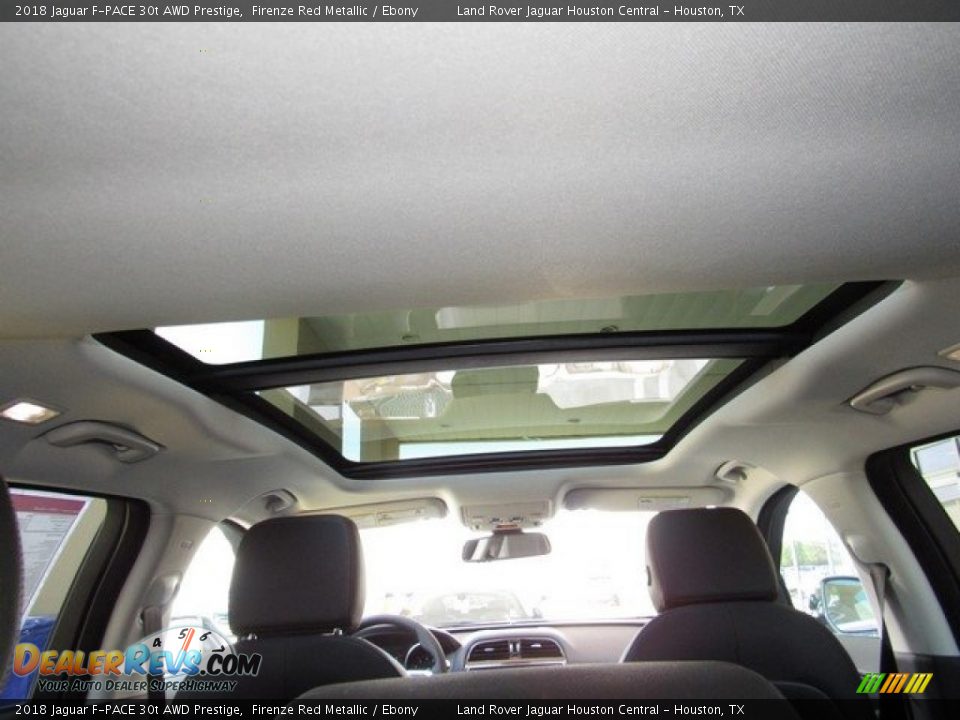 2018 Jaguar F-PACE 30t AWD Prestige Firenze Red Metallic / Ebony Photo #18
