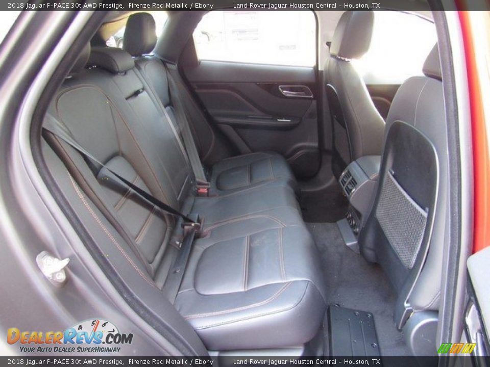 2018 Jaguar F-PACE 30t AWD Prestige Firenze Red Metallic / Ebony Photo #19
