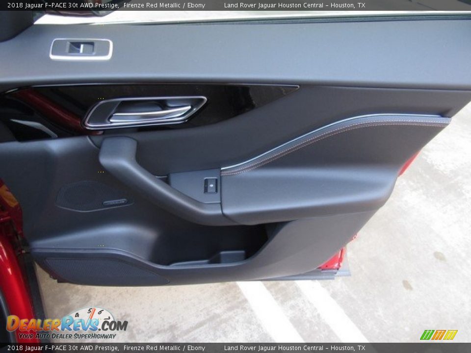 2018 Jaguar F-PACE 30t AWD Prestige Firenze Red Metallic / Ebony Photo #21