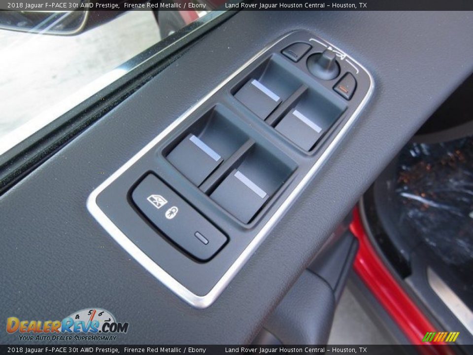 2018 Jaguar F-PACE 30t AWD Prestige Firenze Red Metallic / Ebony Photo #25