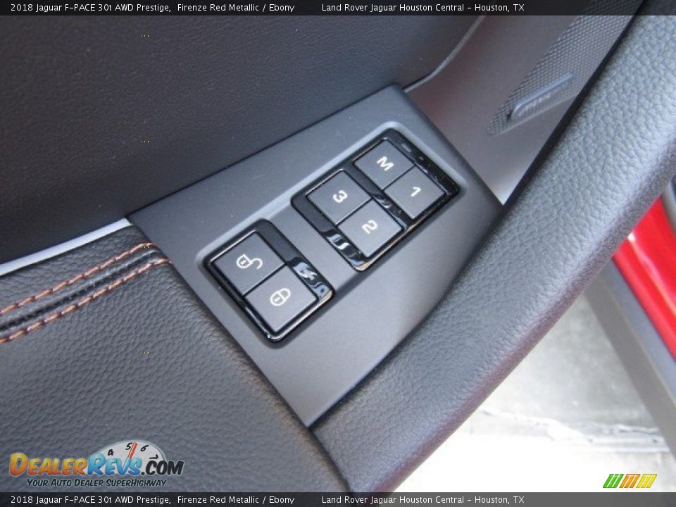 2018 Jaguar F-PACE 30t AWD Prestige Firenze Red Metallic / Ebony Photo #26