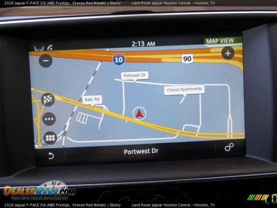2018 Jaguar F-PACE 30t AWD Prestige Firenze Red Metallic / Ebony Photo #33