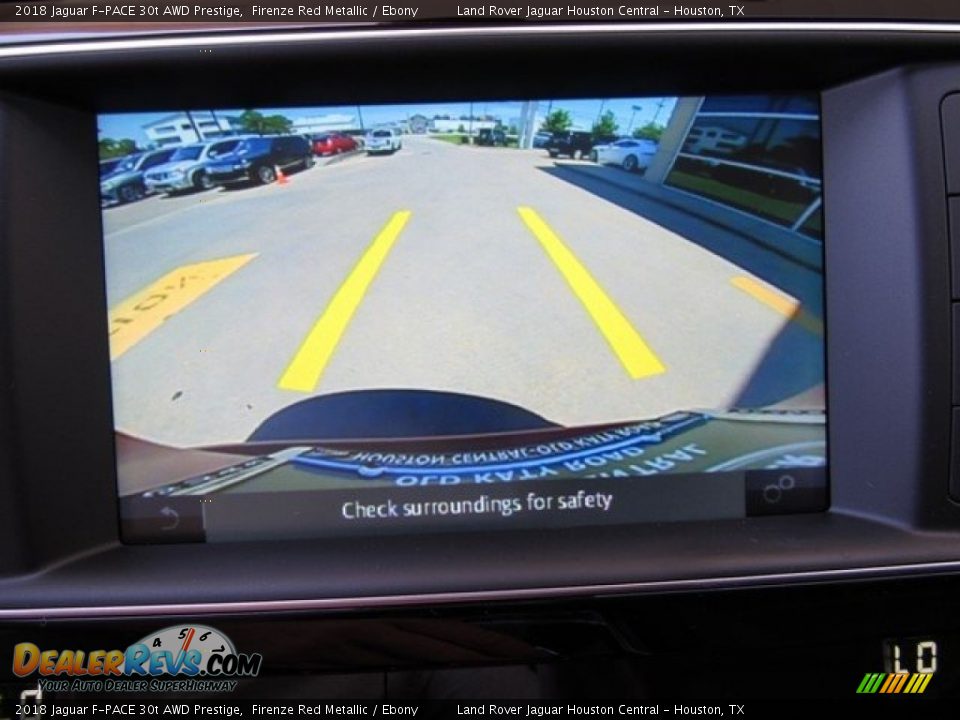 2018 Jaguar F-PACE 30t AWD Prestige Firenze Red Metallic / Ebony Photo #34
