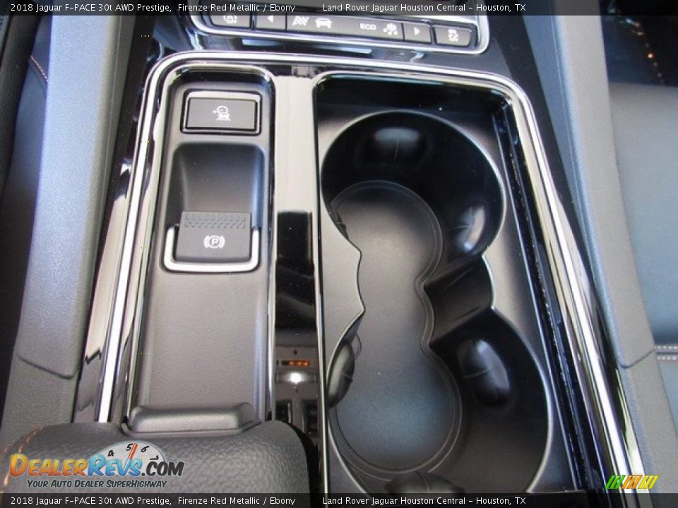 2018 Jaguar F-PACE 30t AWD Prestige Firenze Red Metallic / Ebony Photo #36