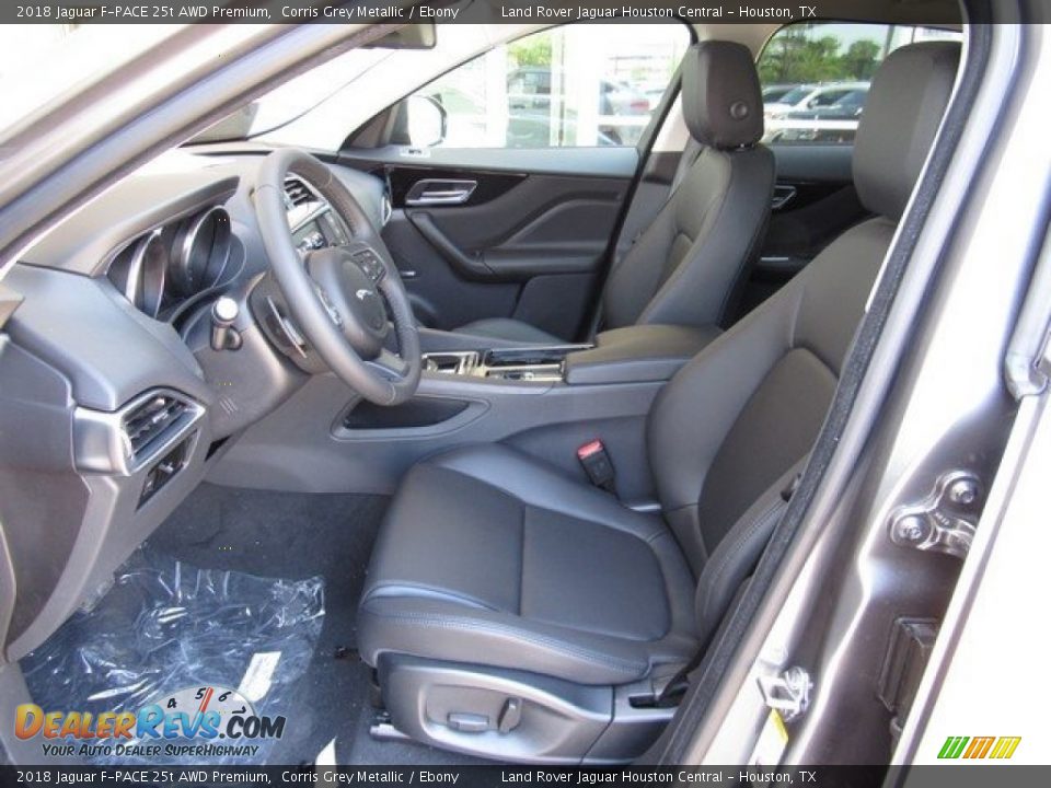 2018 Jaguar F-PACE 25t AWD Premium Corris Grey Metallic / Ebony Photo #3