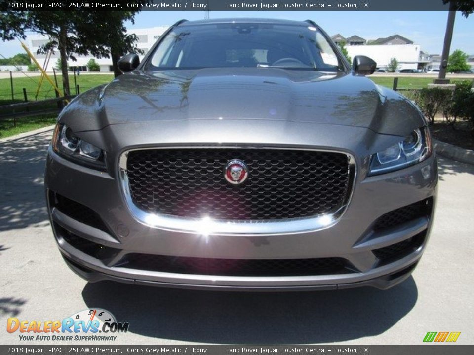 2018 Jaguar F-PACE 25t AWD Premium Corris Grey Metallic / Ebony Photo #6