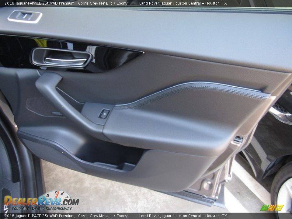 2018 Jaguar F-PACE 25t AWD Premium Corris Grey Metallic / Ebony Photo #21