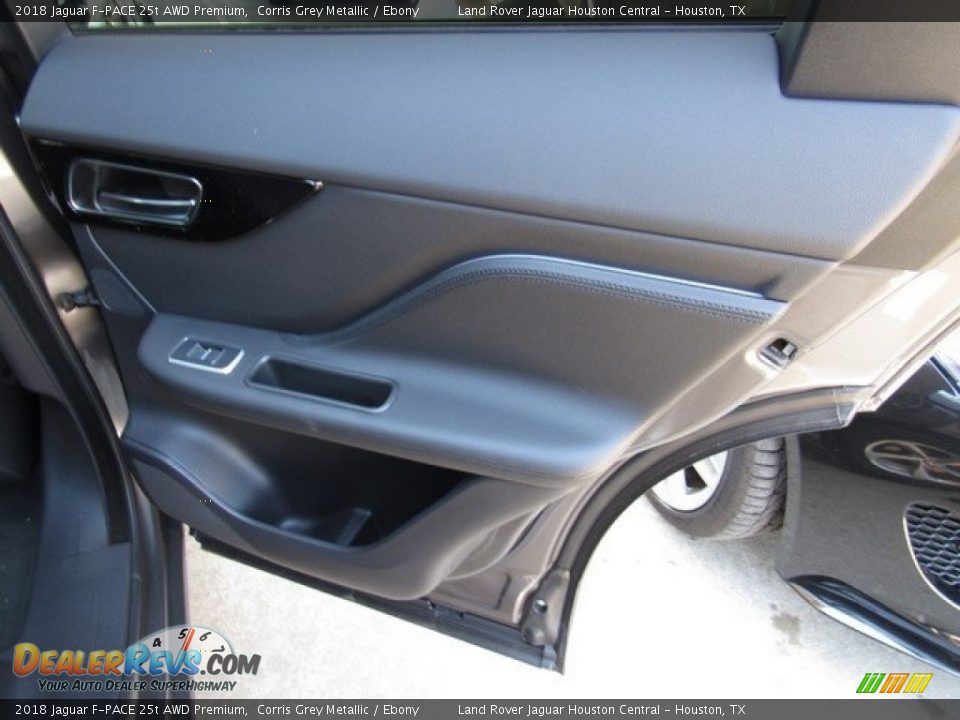 2018 Jaguar F-PACE 25t AWD Premium Corris Grey Metallic / Ebony Photo #22