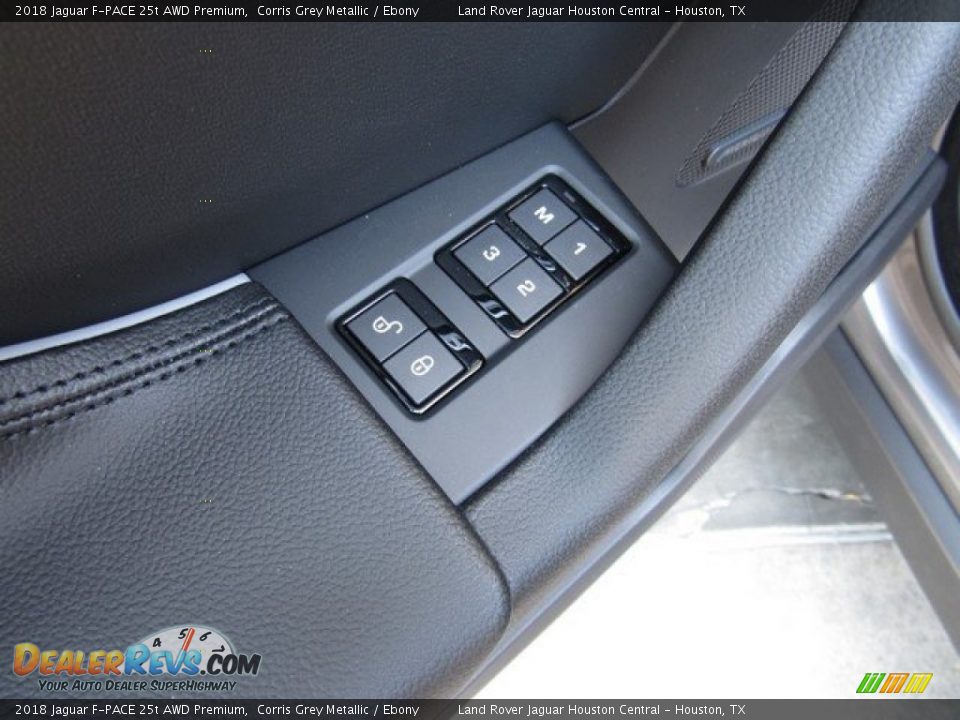 2018 Jaguar F-PACE 25t AWD Premium Corris Grey Metallic / Ebony Photo #26