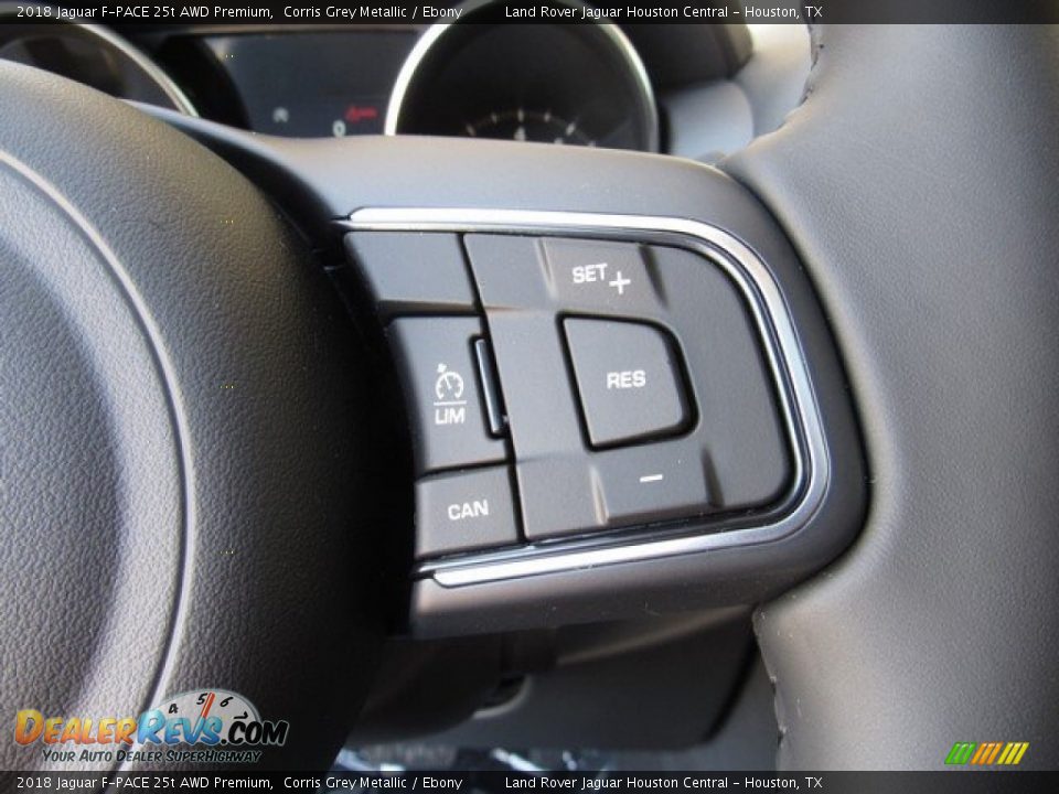2018 Jaguar F-PACE 25t AWD Premium Corris Grey Metallic / Ebony Photo #30