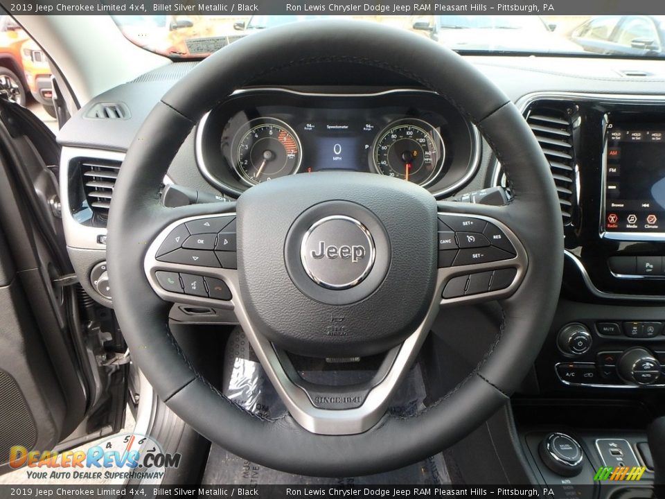 2019 Jeep Cherokee Limited 4x4 Steering Wheel Photo #19