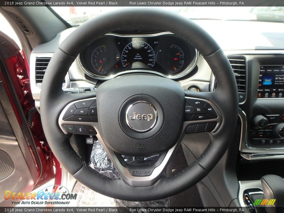 2018 Jeep Grand Cherokee Laredo 4x4 Velvet Red Pearl / Black Photo #19