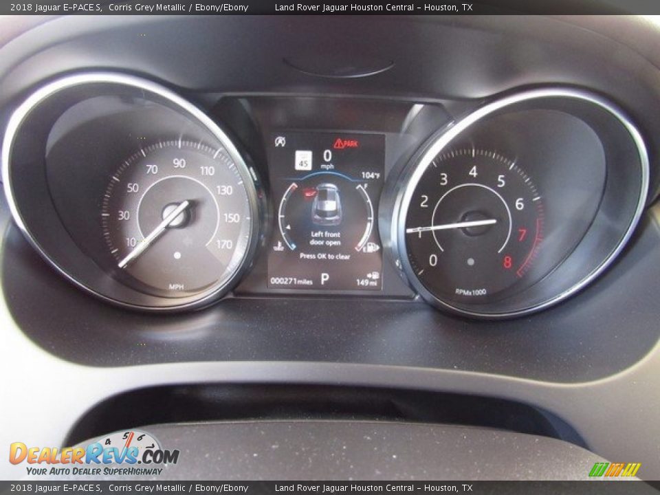 2018 Jaguar E-PACE S Corris Grey Metallic / Ebony/Ebony Photo #30