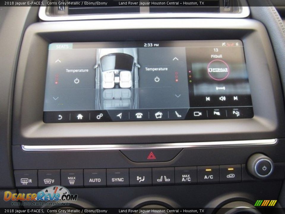 2018 Jaguar E-PACE S Corris Grey Metallic / Ebony/Ebony Photo #35