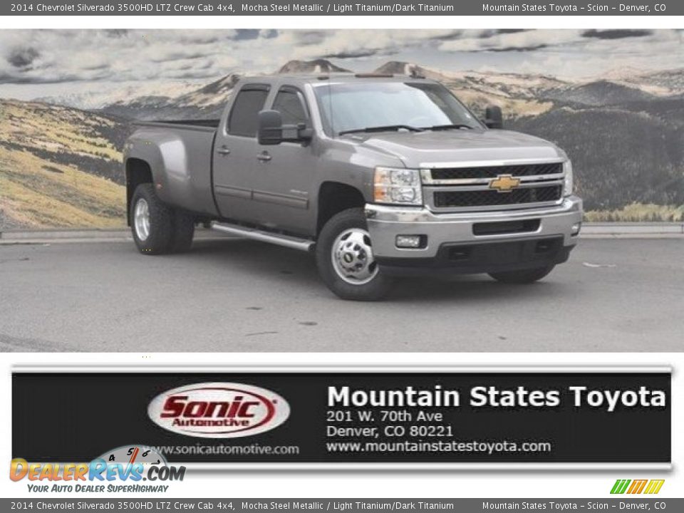 2014 Chevrolet Silverado 3500HD LTZ Crew Cab 4x4 Mocha Steel Metallic / Light Titanium/Dark Titanium Photo #1