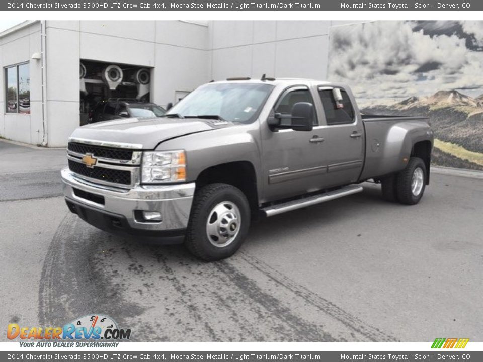 2014 Chevrolet Silverado 3500HD LTZ Crew Cab 4x4 Mocha Steel Metallic / Light Titanium/Dark Titanium Photo #3