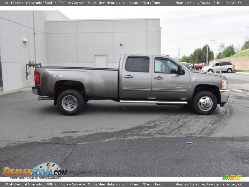 2014 Chevrolet Silverado 3500HD LTZ Crew Cab 4x4 Mocha Steel Metallic / Light Titanium/Dark Titanium Photo #8