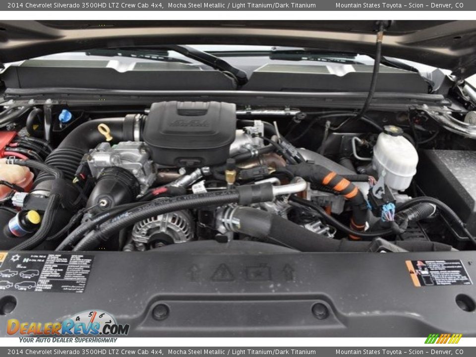 2014 Chevrolet Silverado 3500HD LTZ Crew Cab 4x4 Mocha Steel Metallic / Light Titanium/Dark Titanium Photo #9