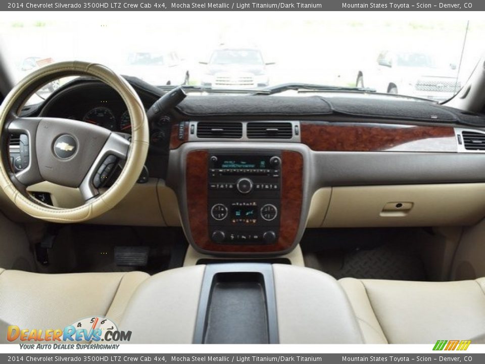 2014 Chevrolet Silverado 3500HD LTZ Crew Cab 4x4 Mocha Steel Metallic / Light Titanium/Dark Titanium Photo #10