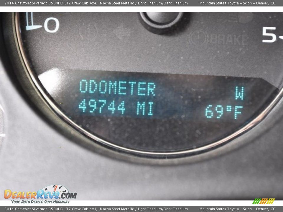2014 Chevrolet Silverado 3500HD LTZ Crew Cab 4x4 Mocha Steel Metallic / Light Titanium/Dark Titanium Photo #12