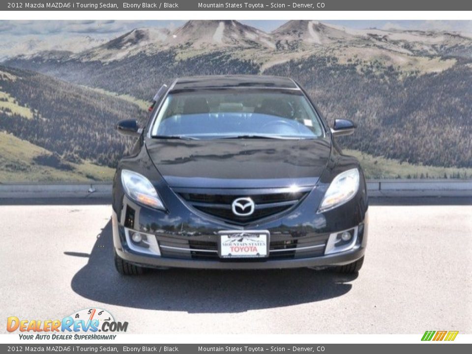 2012 Mazda MAZDA6 i Touring Sedan Ebony Black / Black Photo #4