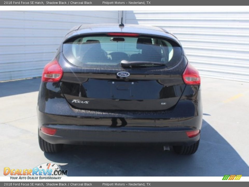 2018 Ford Focus SE Hatch Shadow Black / Charcoal Black Photo #7