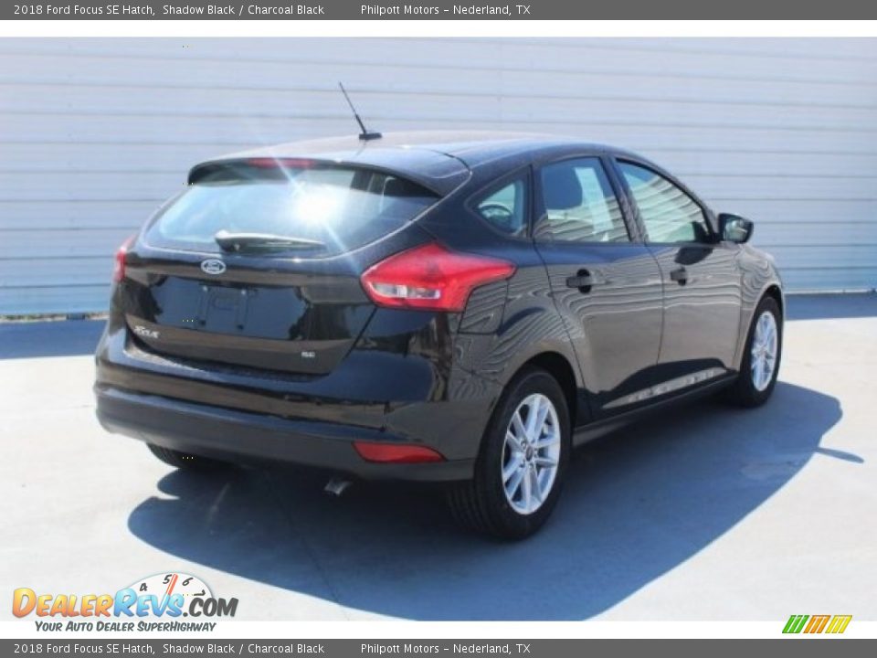 2018 Ford Focus SE Hatch Shadow Black / Charcoal Black Photo #8