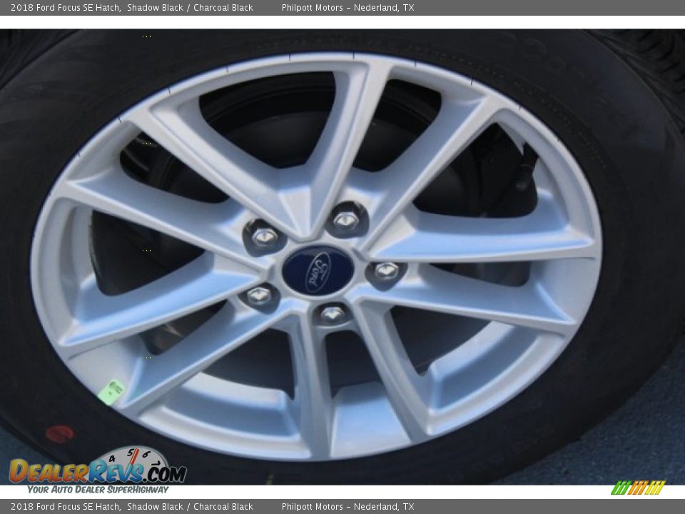 2018 Ford Focus SE Hatch Shadow Black / Charcoal Black Photo #9