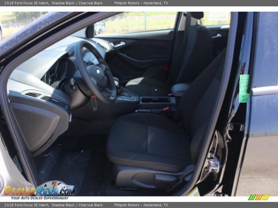 2018 Ford Focus SE Hatch Shadow Black / Charcoal Black Photo #13