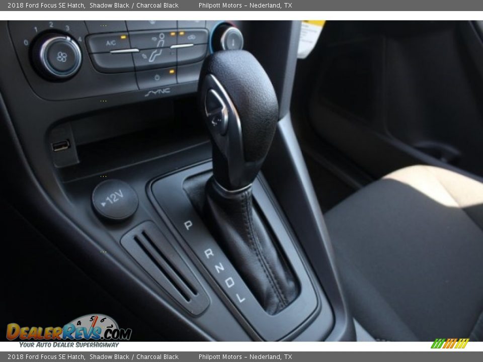 2018 Ford Focus SE Hatch Shadow Black / Charcoal Black Photo #14