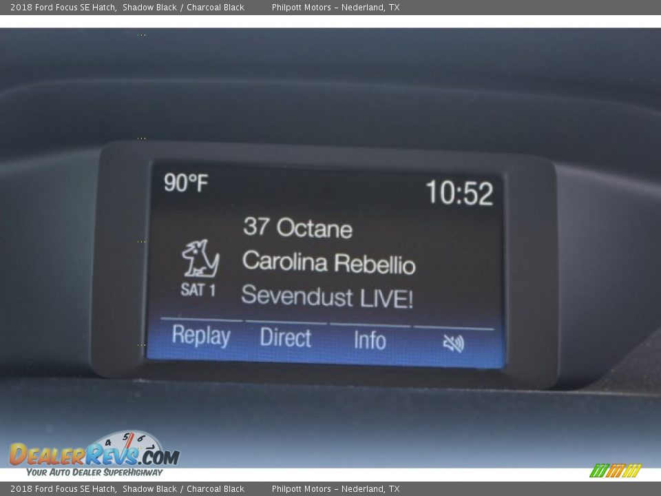 2018 Ford Focus SE Hatch Shadow Black / Charcoal Black Photo #16