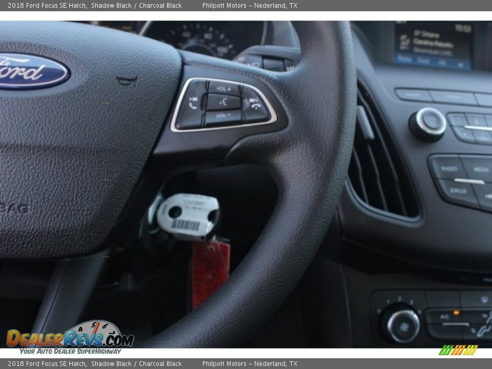 2018 Ford Focus SE Hatch Shadow Black / Charcoal Black Photo #20