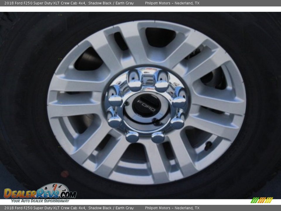 2018 Ford F250 Super Duty XLT Crew Cab 4x4 Shadow Black / Earth Gray Photo #5