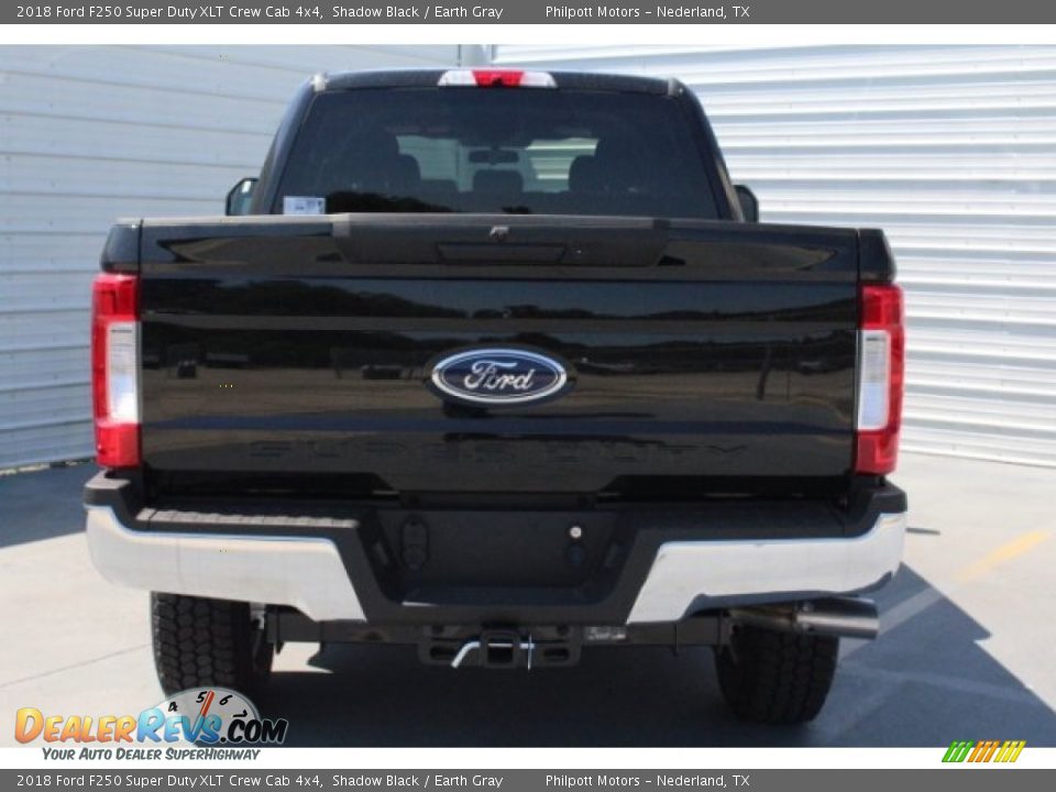 2018 Ford F250 Super Duty XLT Crew Cab 4x4 Shadow Black / Earth Gray Photo #8