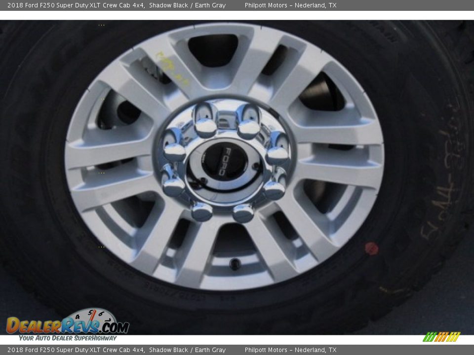 2018 Ford F250 Super Duty XLT Crew Cab 4x4 Shadow Black / Earth Gray Photo #11