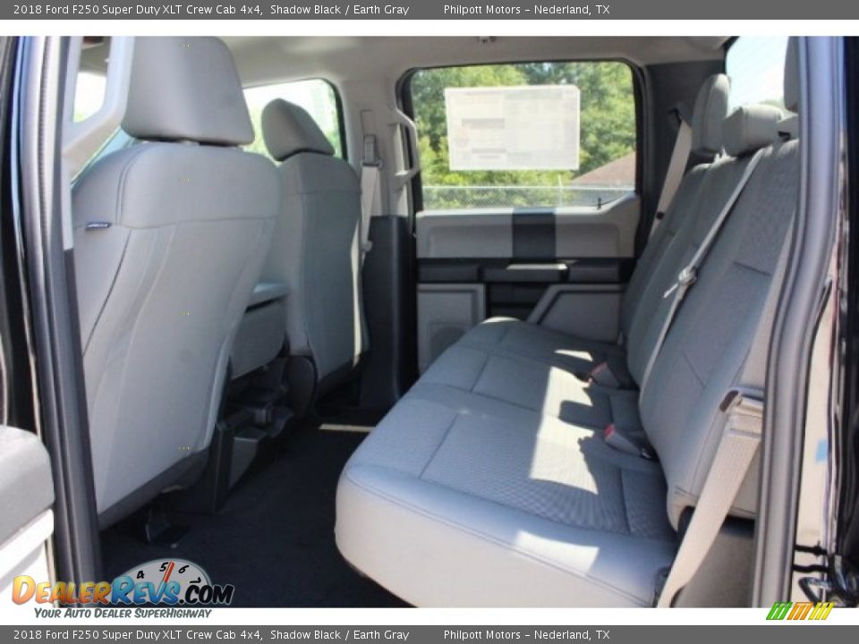 2018 Ford F250 Super Duty XLT Crew Cab 4x4 Shadow Black / Earth Gray Photo #23