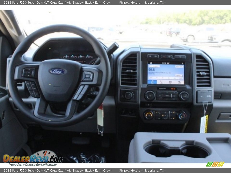 2018 Ford F250 Super Duty XLT Crew Cab 4x4 Shadow Black / Earth Gray Photo #24