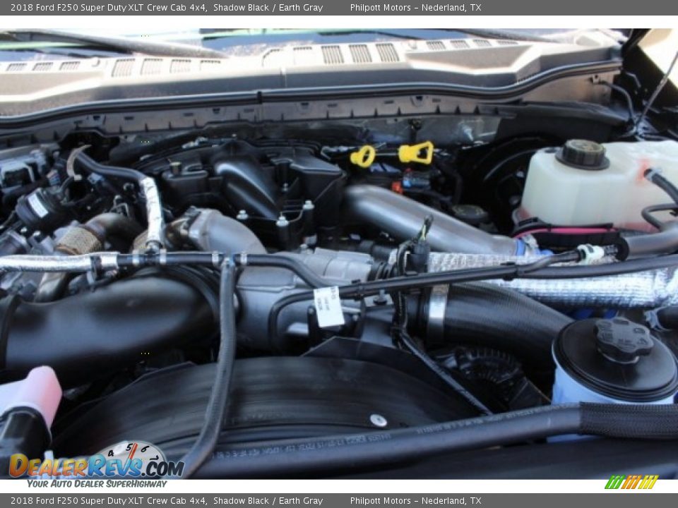 2018 Ford F250 Super Duty XLT Crew Cab 4x4 Shadow Black / Earth Gray Photo #32